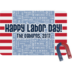 Labor Day Rectangular Fridge Magnet (Personalized)