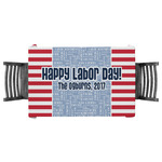 Labor Day Tablecloth - 58"x58" (Personalized)