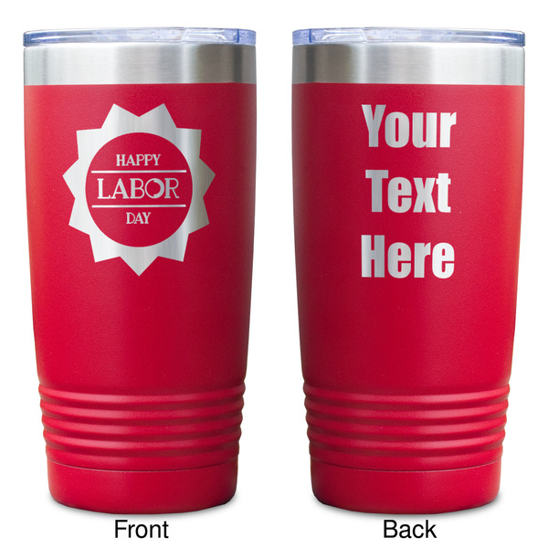 Labor Day Red Polar Camel Tumbler - 20oz - Double Sided - Approval