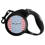 Labor Day Retractable Dog Leash - Large (Personalized)