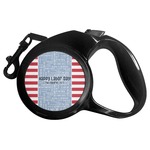 Labor Day Retractable Dog Leash (Personalized)