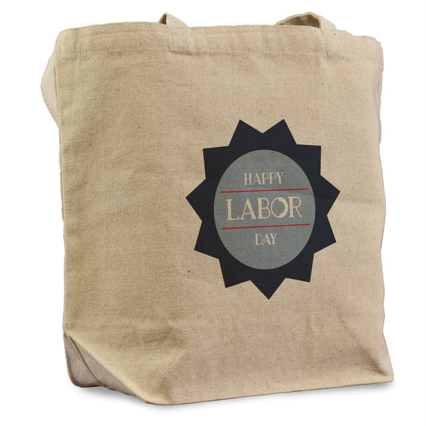 Custom Labor Day Reusable Cotton Grocery Bag