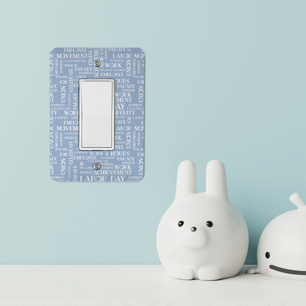 Labor Day Rocker Light Switch Covers - Single - IN CONTEXT