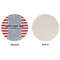 Labor Day Round Linen Placemats - APPROVAL (single sided)