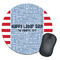 Labor Day Round Mouse Pad (Personalized)