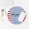 Labor Day Round Mousepad - LIFESTYLE 2
