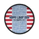 Labor Day Iron On Round Patch w/ Name or Text