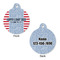 Labor Day Round Pet ID Tag - Large - Approval
