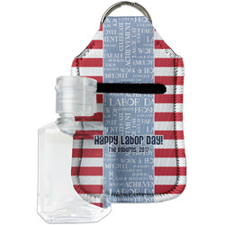 Labor Day Hand Sanitizer & Keychain Holder - Small (Personalized)