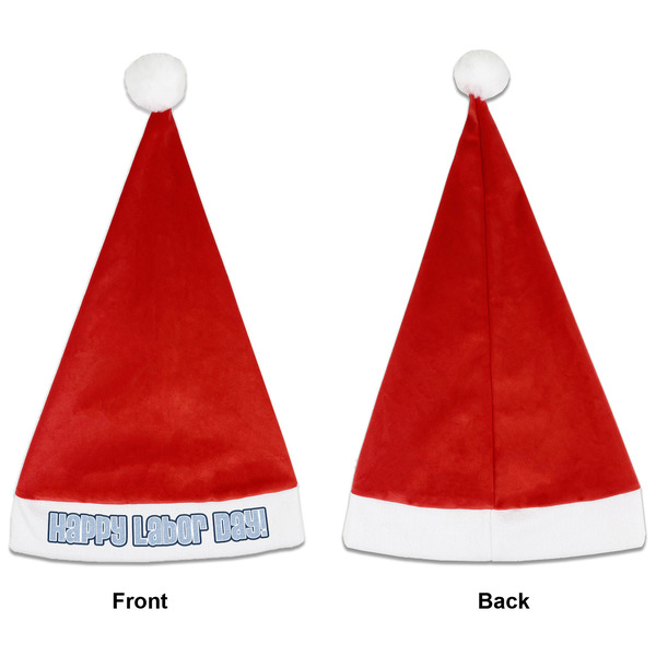 Labor Day Santa Hats - Front and Back (Single Print) APPROVAL