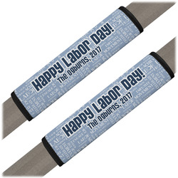 Labor Day Seat Belt Covers (Set of 2) (Personalized)