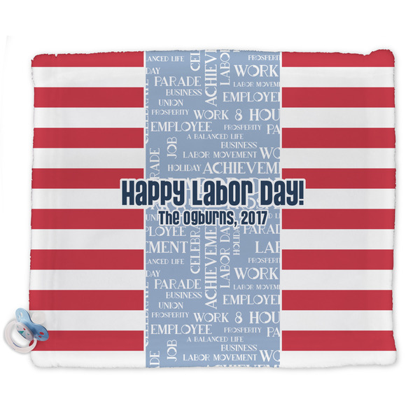 Custom Labor Day Security Blanket - Single Sided (Personalized)