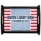 Labor Day Black Wooden Tray - Large (Personalized)