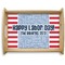 Labor Day Natural Wooden Tray - Large (Personalized)