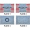 Labor Day Set of Rectangular Dinner Plates (Approval)