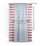 Labor Day Sheer Curtains (Personalized)