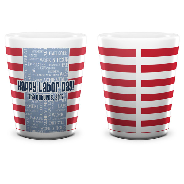 Labor Day Shot Glass - White - APPROVAL