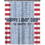 Labor Day Extra Long Shower Curtain - 70"x84" (Personalized)