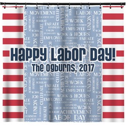 Labor Day Shower Curtain - 71" x 74" (Personalized)