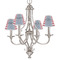 Labor Day Small Chandelier Shade - LIFESTYLE (on chandelier)