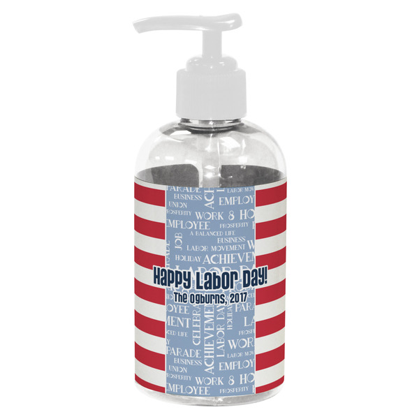 Labor Day Small Liquid Dispenser (8 oz) - White