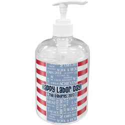 Labor Day Acrylic Soap & Lotion Bottle (Personalized)