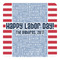 Labor Day Square Decal (Personalized)