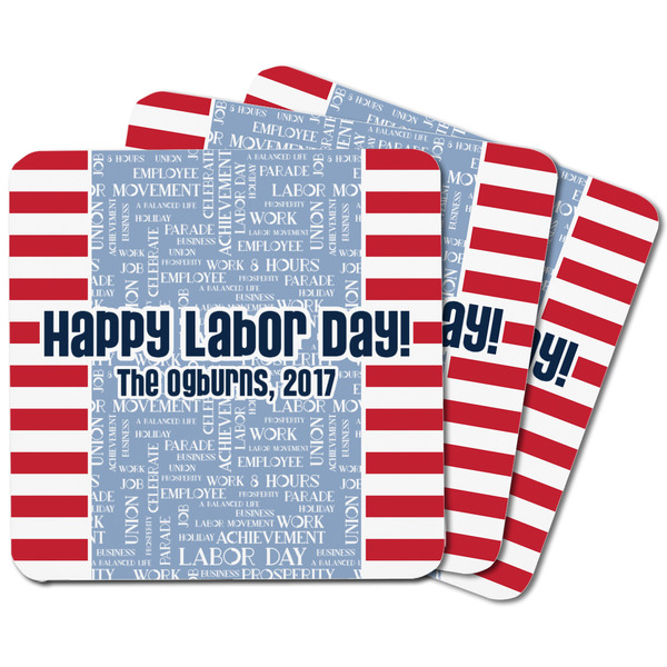 Labor Day Square Fridge Magnet - MAIN