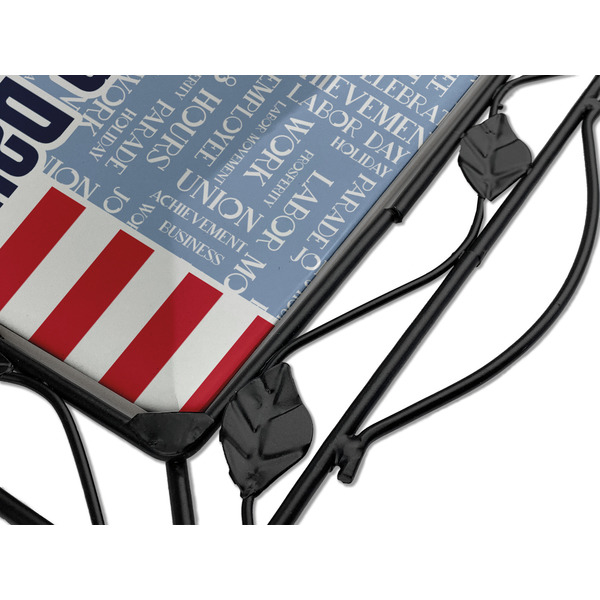 Labor Day Square Trivet - Detail