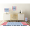 Labor Day Square Wall Decal Wooden Desk