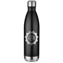 Labor Day Water Bottle - 26 oz. Stainless Steel - Laser Engraved (Personalized)