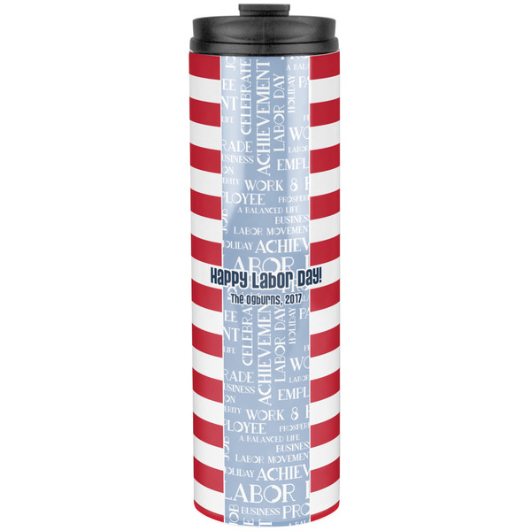 Custom Labor Day Stainless Steel Skinny Tumbler - 20 oz (Personalized)