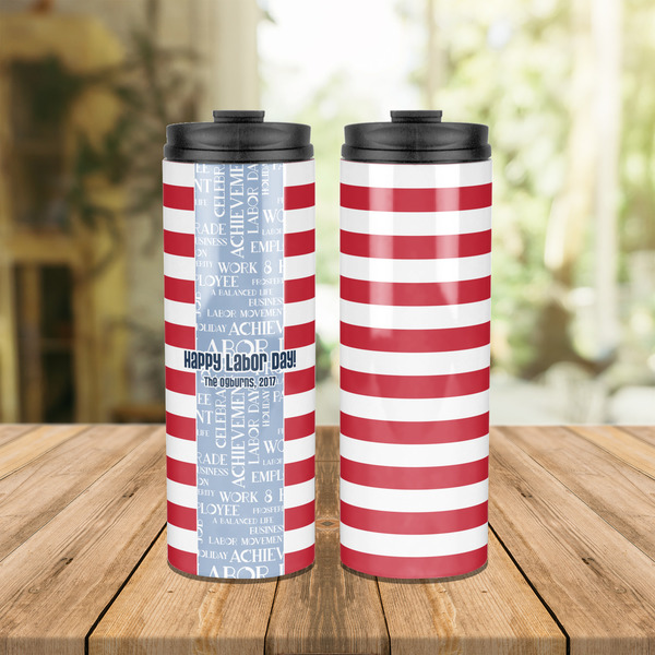 Labor Day Stainless Steel Tumbler - Lifestyle