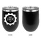 Labor Day Stainless Wine Tumblers - Black - Single Sided - Approval