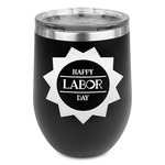 Labor Day Stemless Wine Tumbler - 5 Color Choices - Stainless Steel 