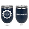 Labor Day Stainless Wine Tumblers - Navy - Double Sided - Approval