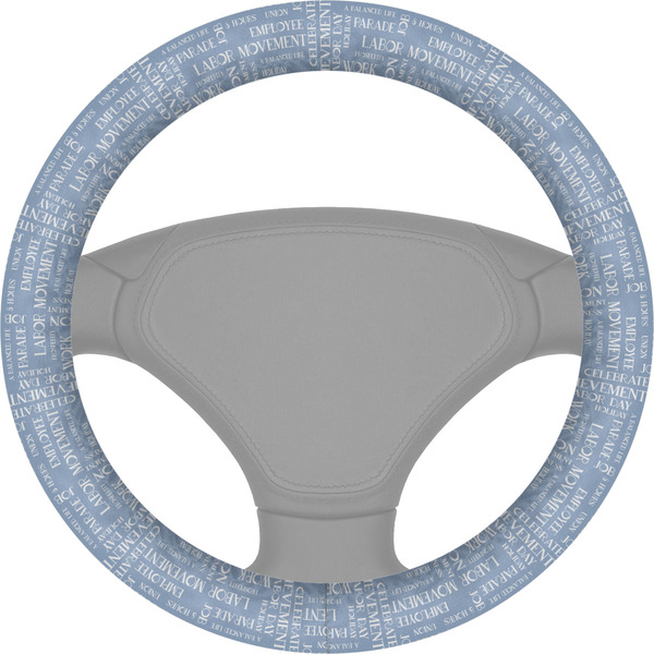 Custom Labor Day Steering Wheel Cover