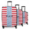 Labor Day 3 Piece Luggage Set - 20" Carry On, 24" Medium Checked, 28" Large Checked (Personalized)
