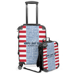 Labor Day Kids 2-Piece Luggage Set - Suitcase & Backpack (Personalized)