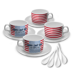 Labor Day Tea Cup - Set of 4 (Personalized)
