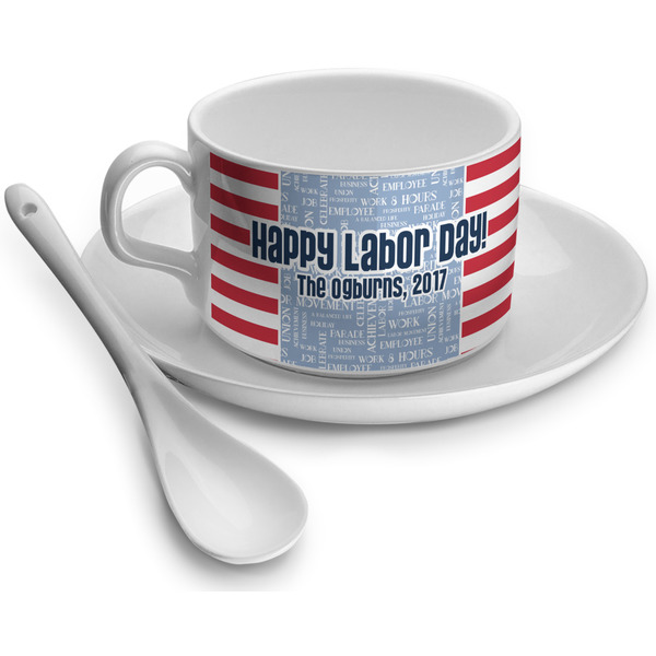 Custom Labor Day Tea Cup - Single (Personalized)