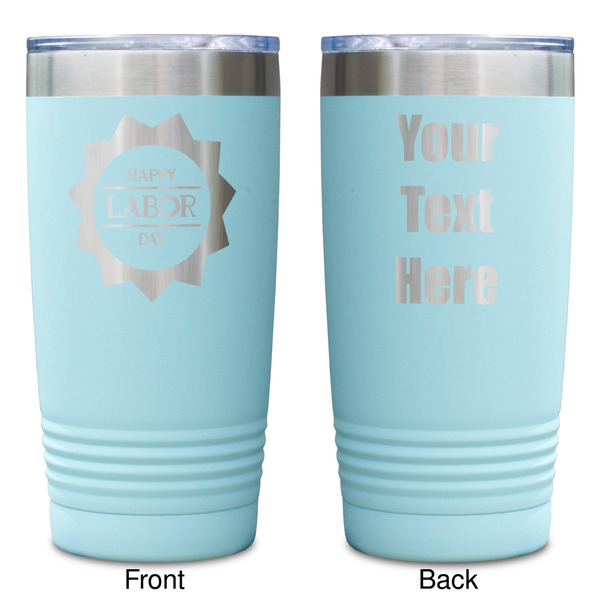 Labor Day Teal Polar Camel Tumbler - 20oz -Double Sided - Approval