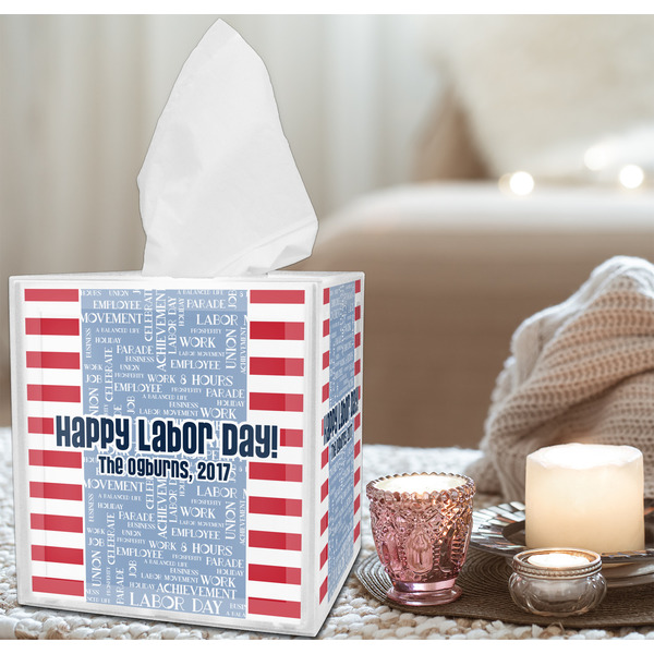 Labor Day Tissue Box - LIFESTYLE