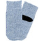 Labor Day Toddler Ankle Socks - Single Pair - Front and Back