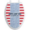 Labor Day Toilet Seat Decal Elongated