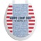 Labor Day Toilet Seat Decal (Personalized)
