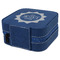 Labor Day Travel Jewelry Boxes - Leather - Navy Blue - View from Rear
