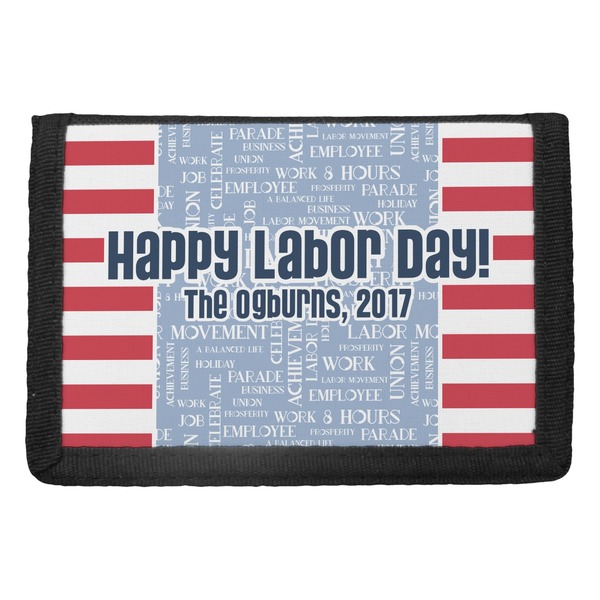 Custom Labor Day Trifold Wallet (Personalized)