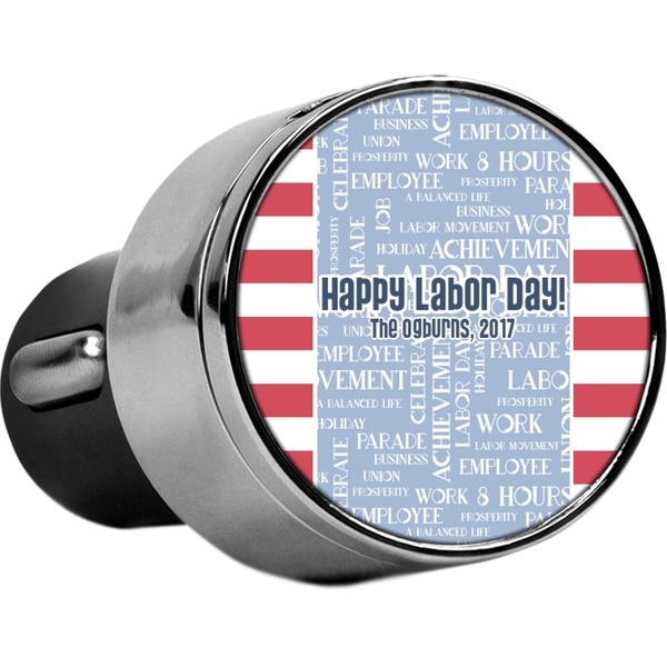 Custom Labor Day USB Car Charger (Personalized)
