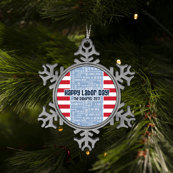 Labor Day Vintage Snowflake - (LIFESTYLE)